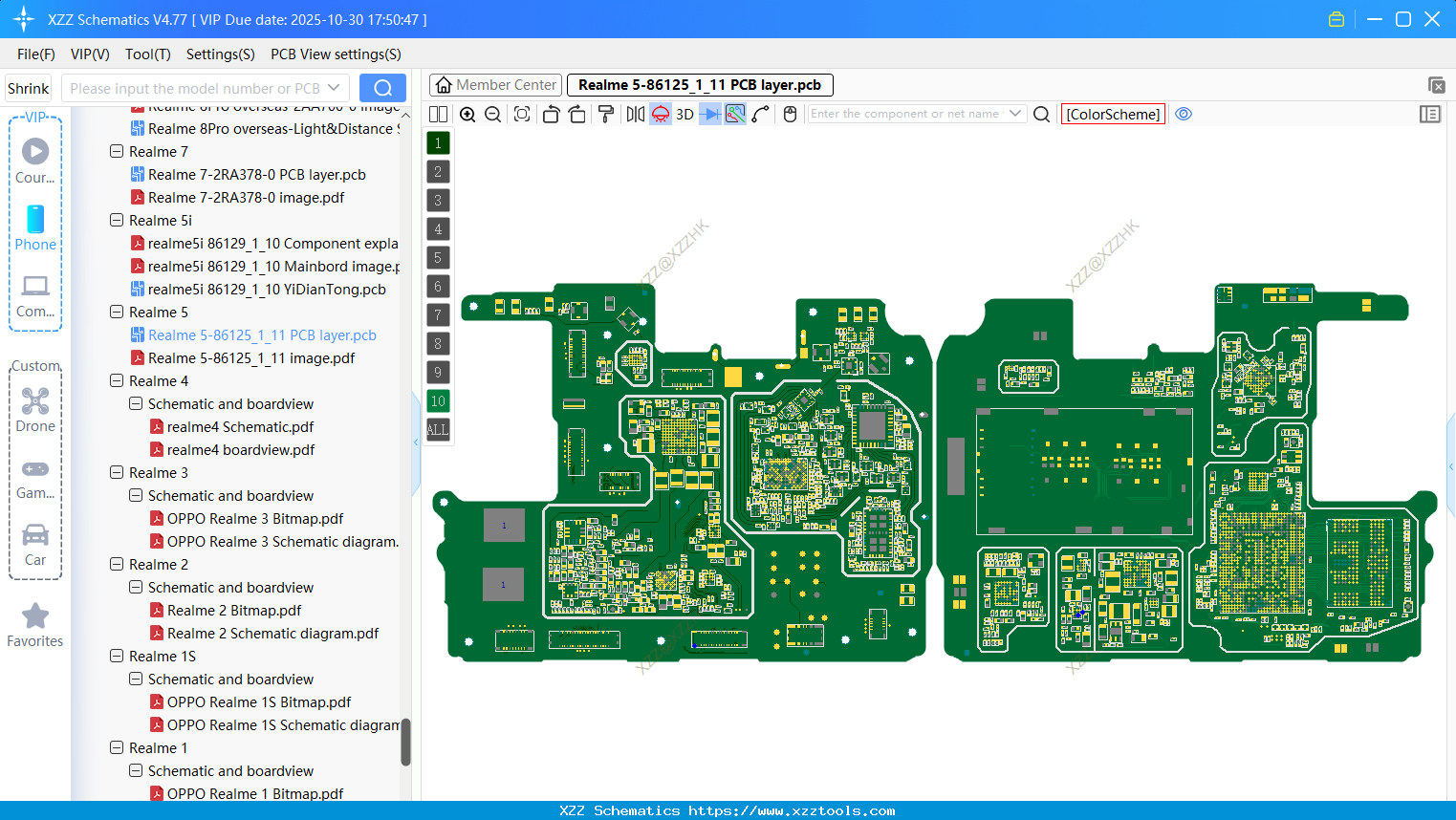Realme 5-86125_1_11 PCB Layer